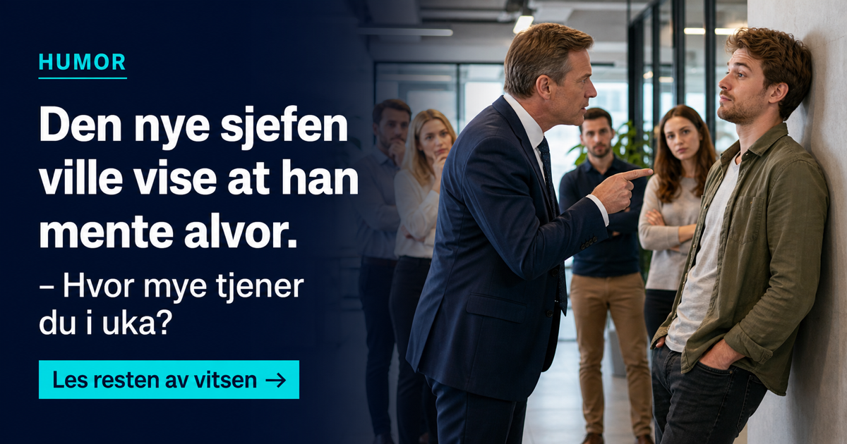 Den nye sjefen konfronterer en ung mann på kontoret uten å kjenne hele historien