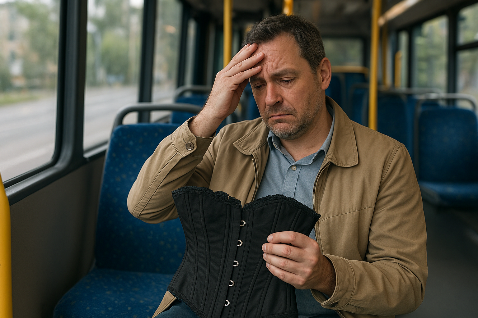 Når mannen glemmer korsettet – en humoristisk historie!